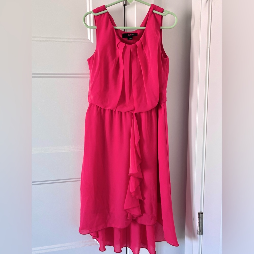 Girls Ruffled Midi Dress